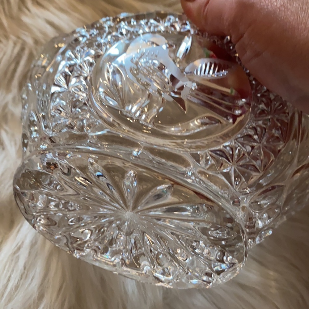 Vintage Hofbauer crystal basket - Picture 6 of 10